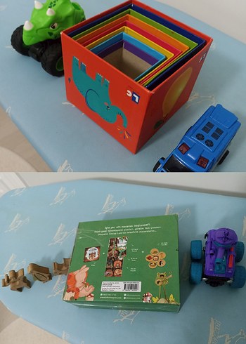 15 PARÇA Renkli Eğitici Bloklar ve Araç Seti - Görsel 4