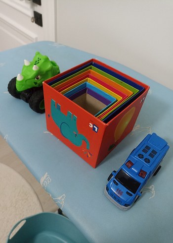 15 PARÇA Renkli Eğitici Bloklar ve Araç Seti - Görsel 14