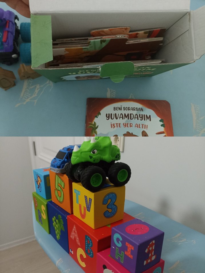 15 PARÇA Renkli Eğitici Bloklar ve Araç Seti - Görsel 2