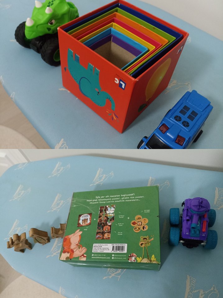 15 PARÇA Renkli Eğitici Bloklar ve Araç Seti - Görsel 4