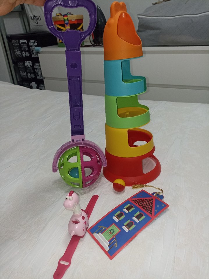 TOPLAM 4PARÇA . PİLLİ PROJEKSİYON DİNAZORLU, TOP KULESİ, TOP SÜR - Görsel 2