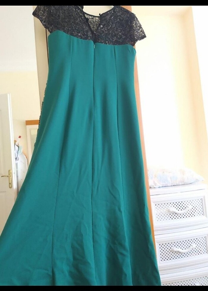 HALE MODA ABİYE 44 BEDEN(ÇANTA HEDİYELİ) - Görsel 4