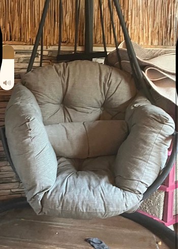 Gri Asılı Salıncak Koltuk minderi - Görsel 2