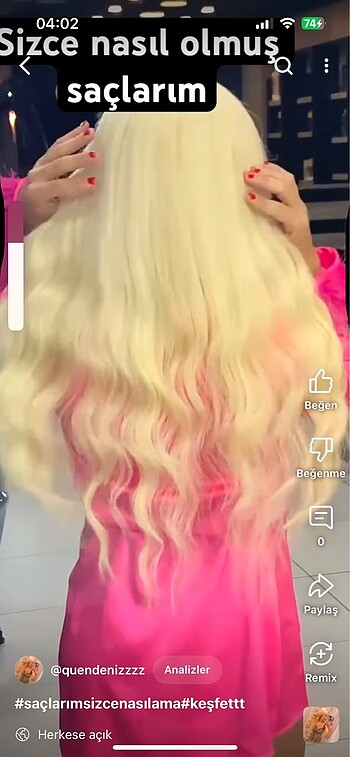 Platin kaynak saç orijinal 60 cm - Görsel 4