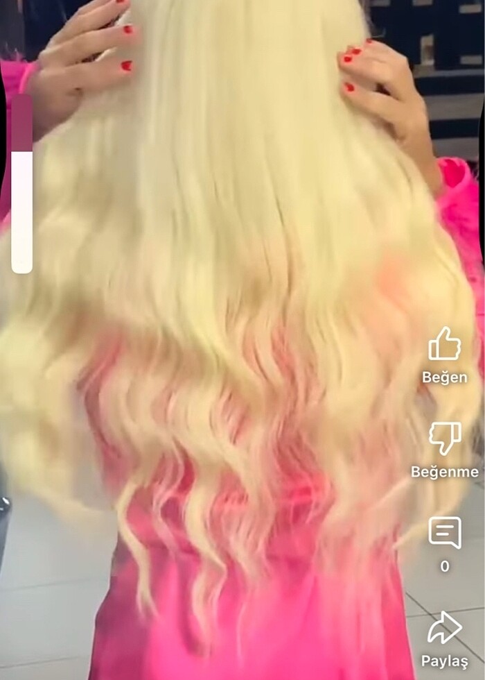 Platin kaynak saç orijinal 60 cm - Görsel 4