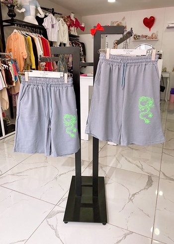 GRİ PENYE ŞORT KAPRİ - Görsel 2