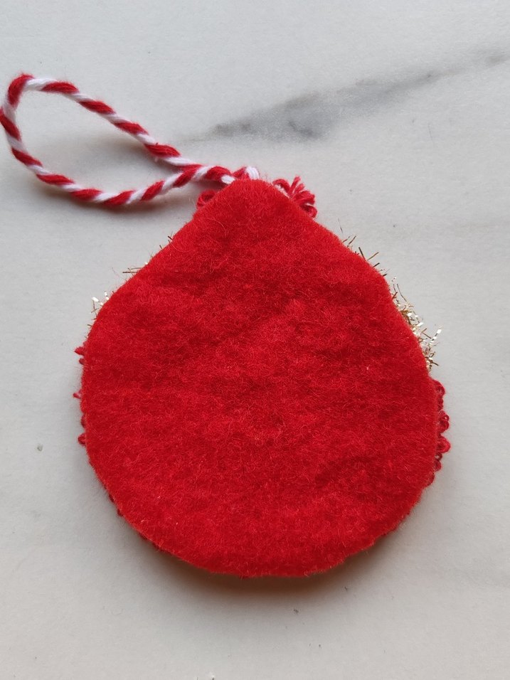 Bohem Kırmızı Simli punch nakışı Süs - Görsel 4