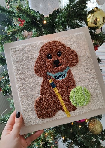 Evcil dostlarınızın punch nakışı tablosu - Görsel 3