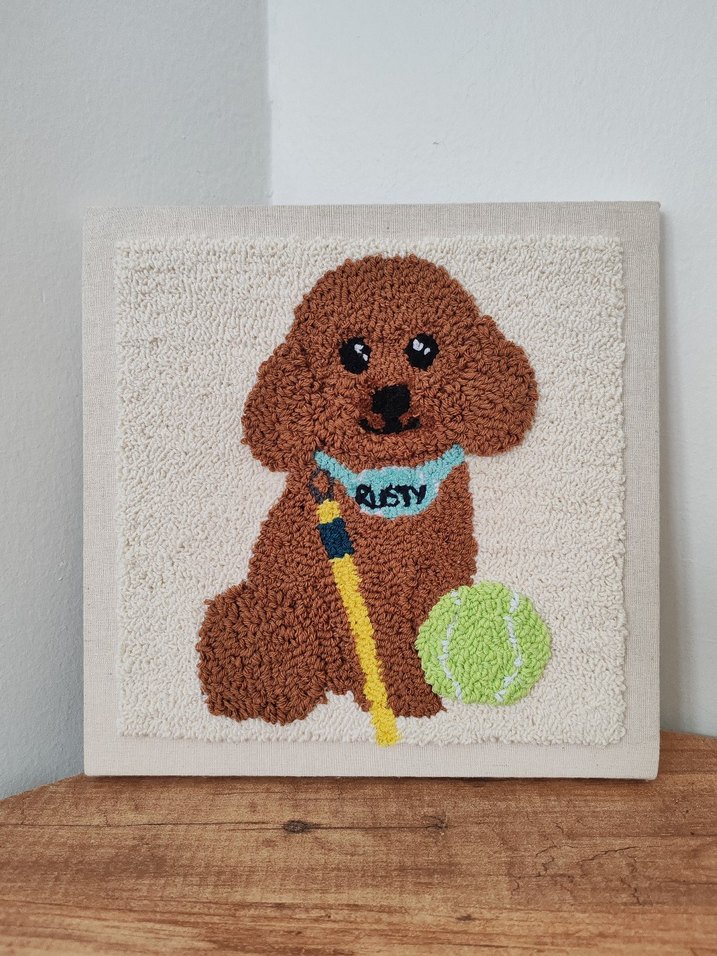 Evcil dostlarınızın punch nakışı tablosu - Görsel 2