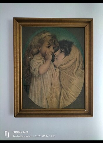 VİNTAGE BASKI TABLO A.BORSARİ DA T. CREMONA