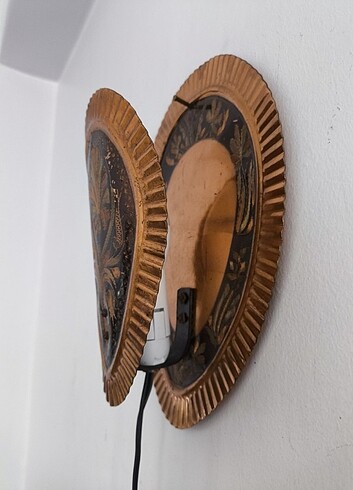 Beden ten rengi Renk EL İŞİ BAKIR APLİK 23X18CM 2 ADET