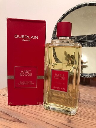 Guerlain Habit Rouge Edp 200 ml Erkek parfümü