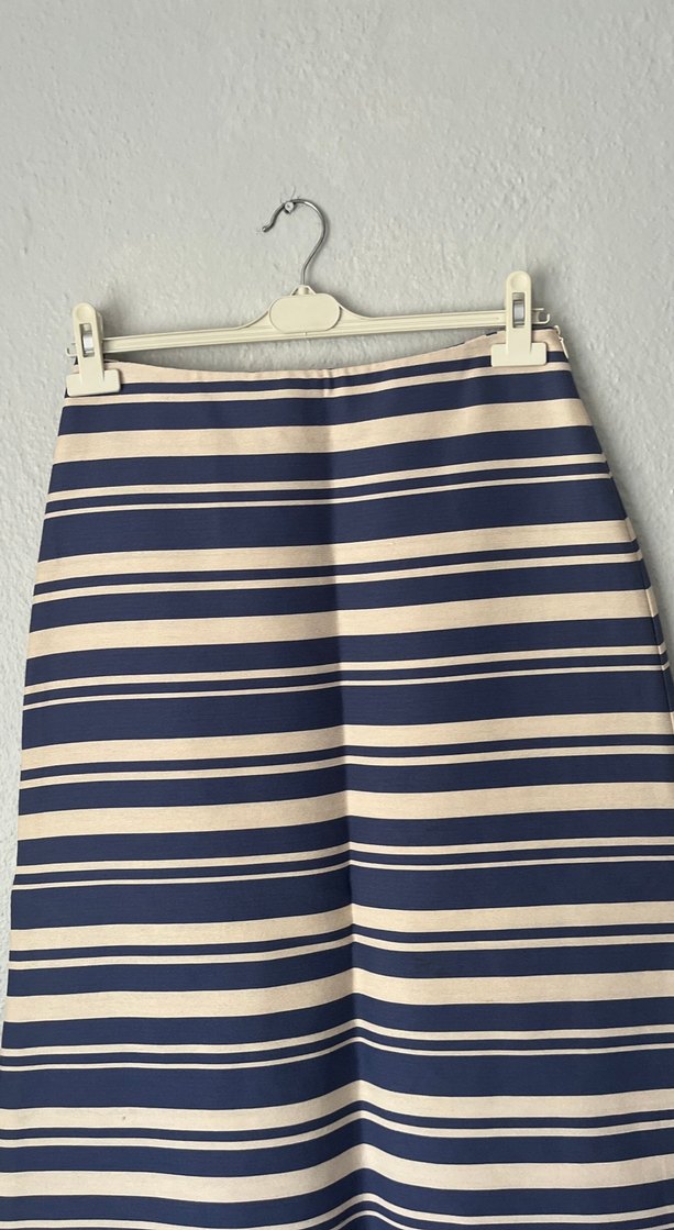 Çizgili Uzun Etek - Görsel 4