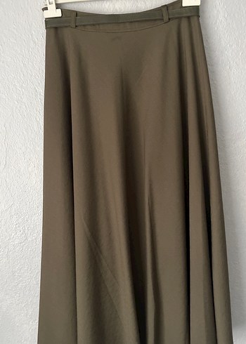 Haki Kemerli Uzun Etek - Görsel 6