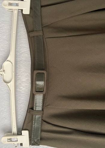 Haki Kemerli Uzun Etek - Görsel 5