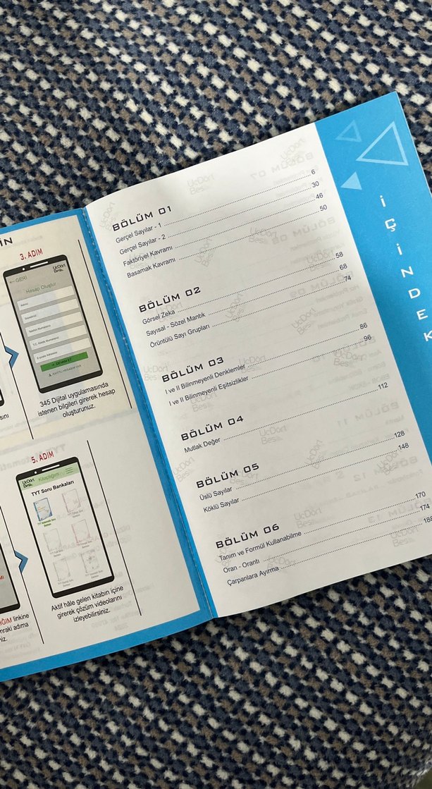TYT Matematik Soru Bankası - ÜçDörtBeş - Görsel 3