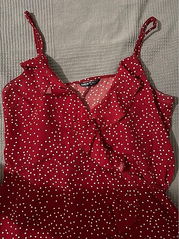 Sheinside Puantiyeli elbise