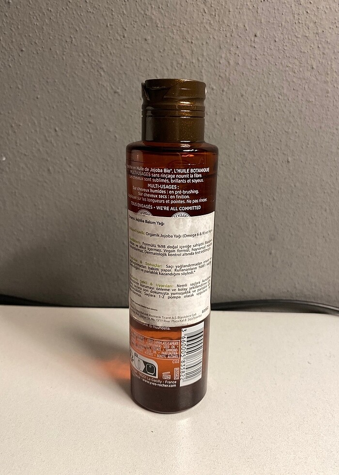 yves rocher jojoba saç bakım yağı - Görsel 4