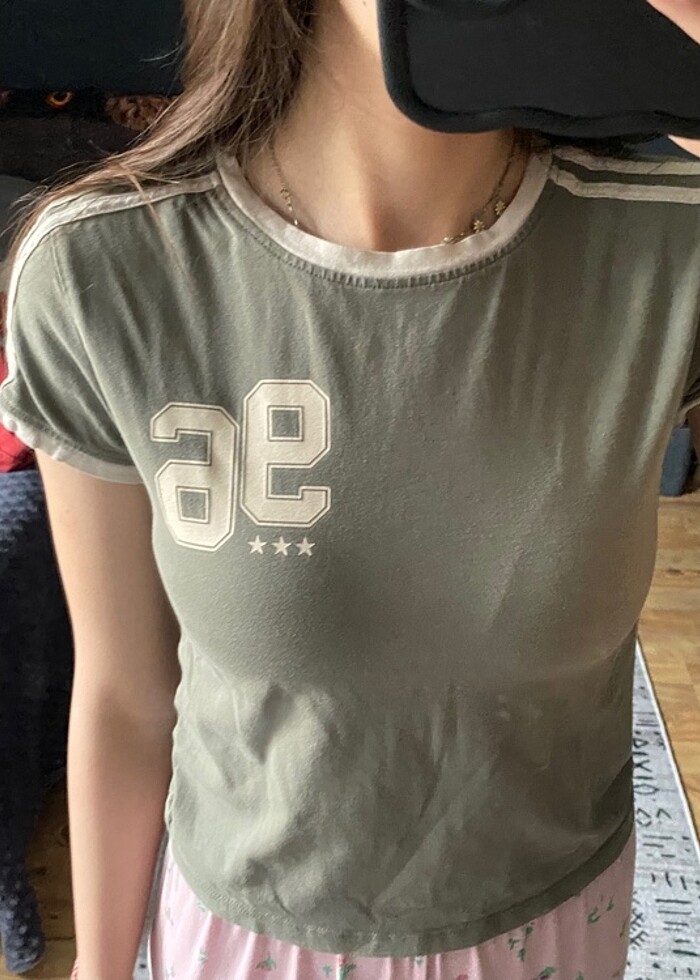 haki tişört - Görsel 4