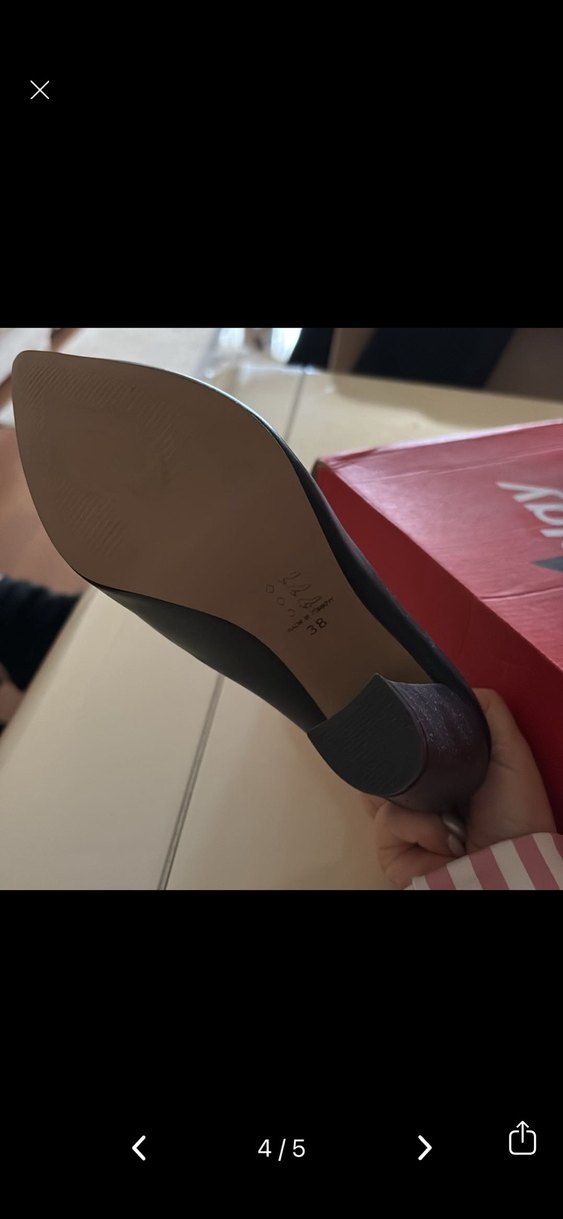 Siyah Modern Klasik Stiletto Topuklu Kadın Ayakkabı - Görsel 4