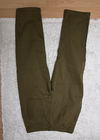 LC Waikiki Haki Loose Fit Midi Pantolon