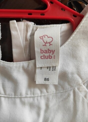 18-24 Ay Beden Baby Club Kız Bebek Elbibesi