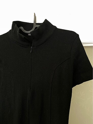 Diğer polo yaka fermuarlı elbise