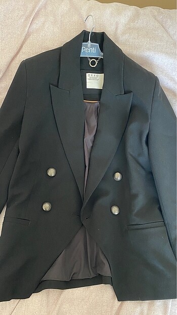 36 Beden siyah Renk Oxxo Blazer ceket
