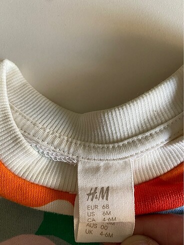 3-6 Ay Beden H&M sweatshirt elbise