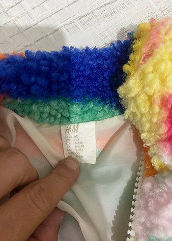3-6 Ay Beden çeşitli Renk H&M peluş ceket
