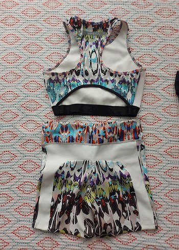 y.orstruly Renkli Desenli Spor Takım - Görsel 5