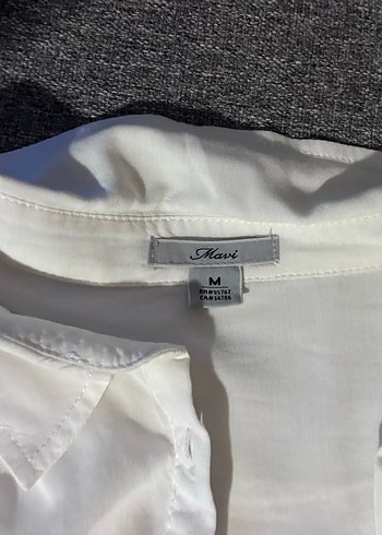 Mavi Kadın Salaş Gömlek - Görsel 2