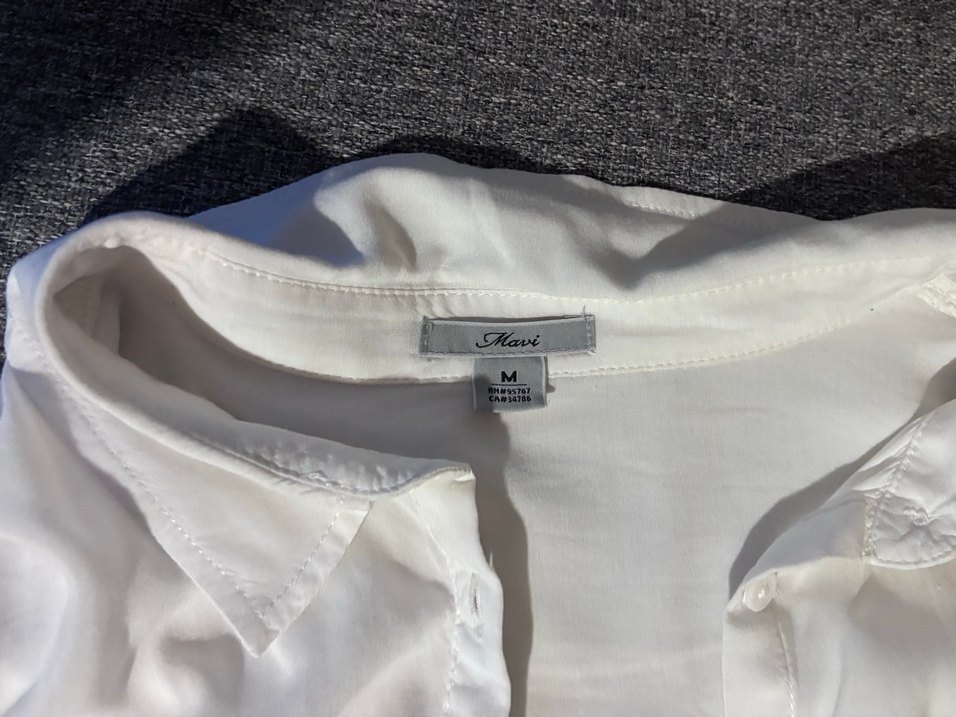 Mavi Kadın Salaş Gömlek - Görsel 2