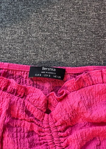 Bershka Pembe Mini Bluz - Görsel 2