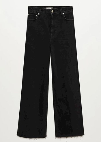 Mango Siyah Denim Kadın Pantolon - Görsel 3