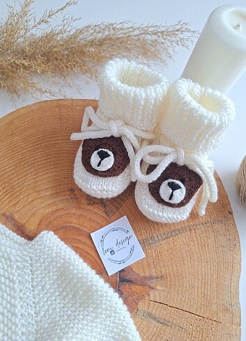 Örgü patik - Görsel 4