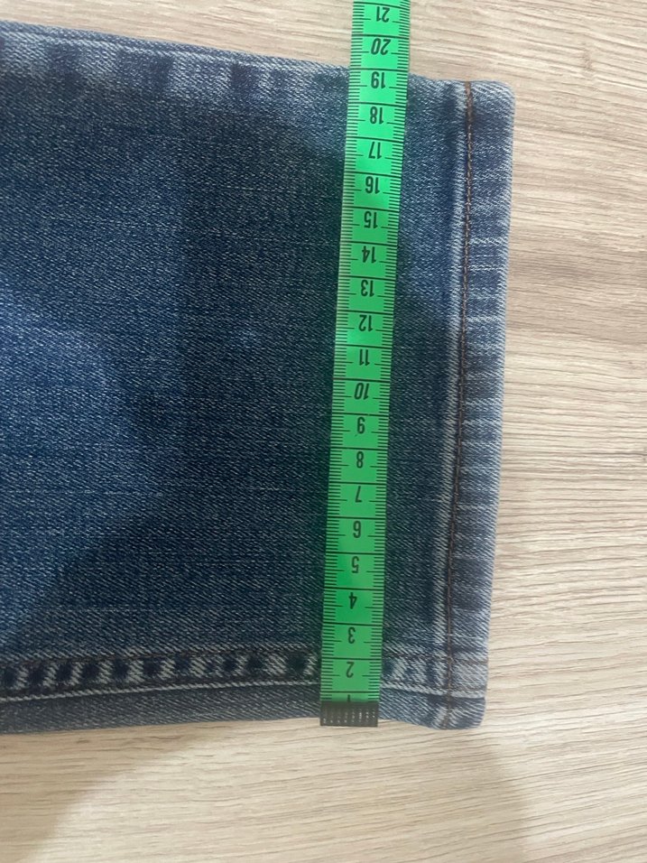 Renkli Baskılı erkek Denim Jean - Görsel 5