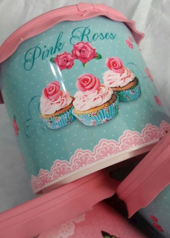 Pembe Pastel Kesme Takımı Kutusu