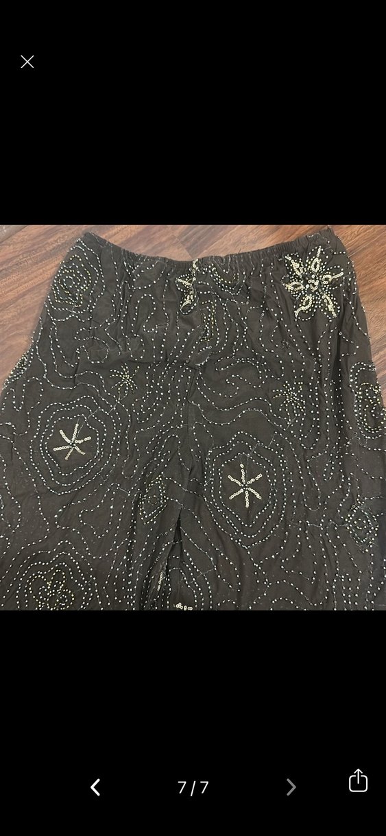 Zara taşlı pantolon - Görsel 5