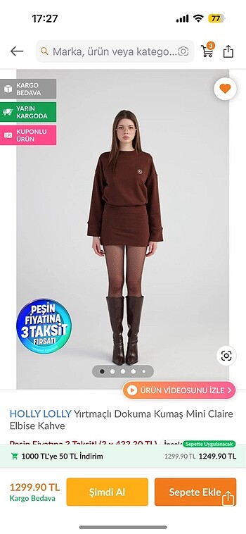 Holly lolly elbise