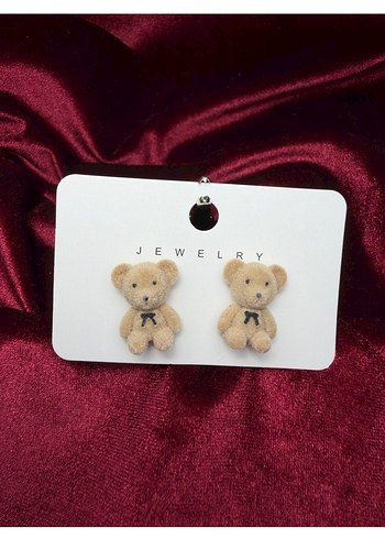 Accessorize  Kahverengi Ayicik Figurlu Teddy Kupe