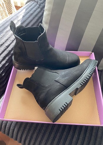 Siyah Kadın Günlük Deri Bot - Görsel 2