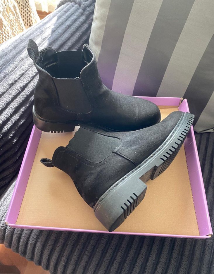 Siyah Kadın Günlük Deri Bot - Görsel 2