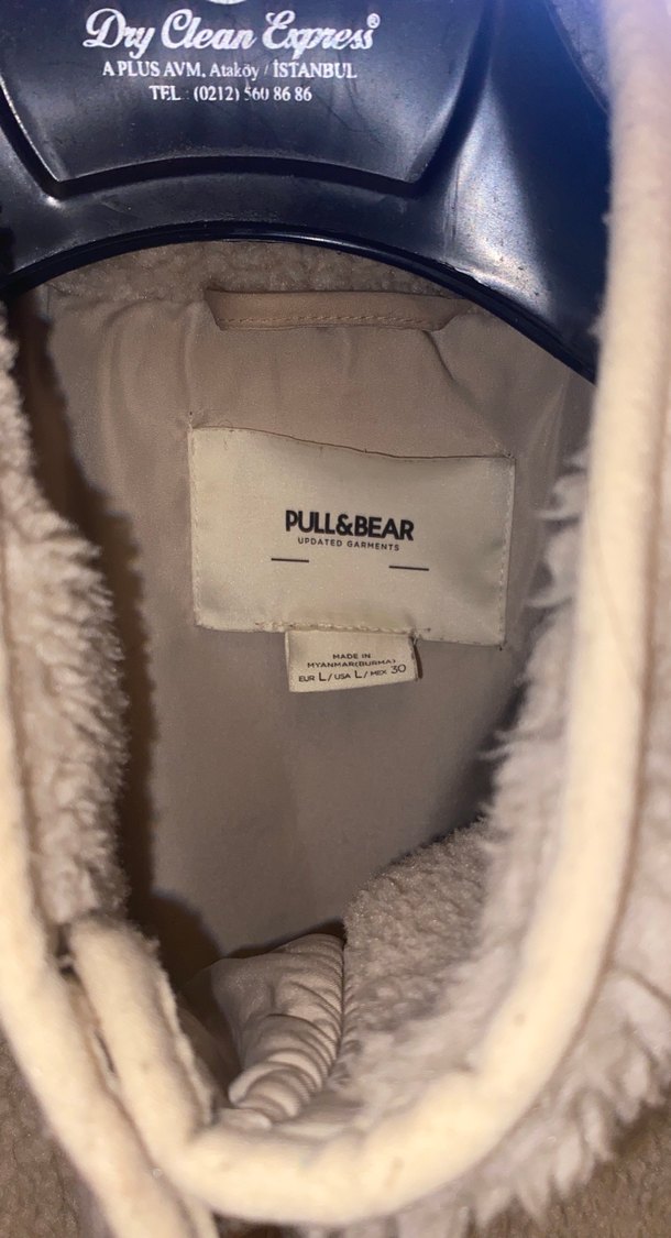 Krem Kadın Peluş Ceket - Görsel 4