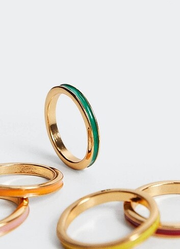 Mango metal set yüzük