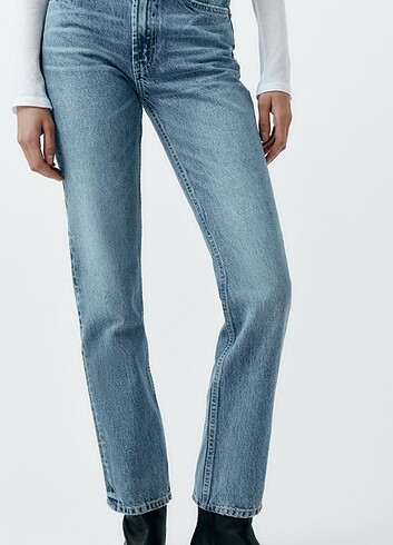 Zara High Rise Straight Fit Zara Jean