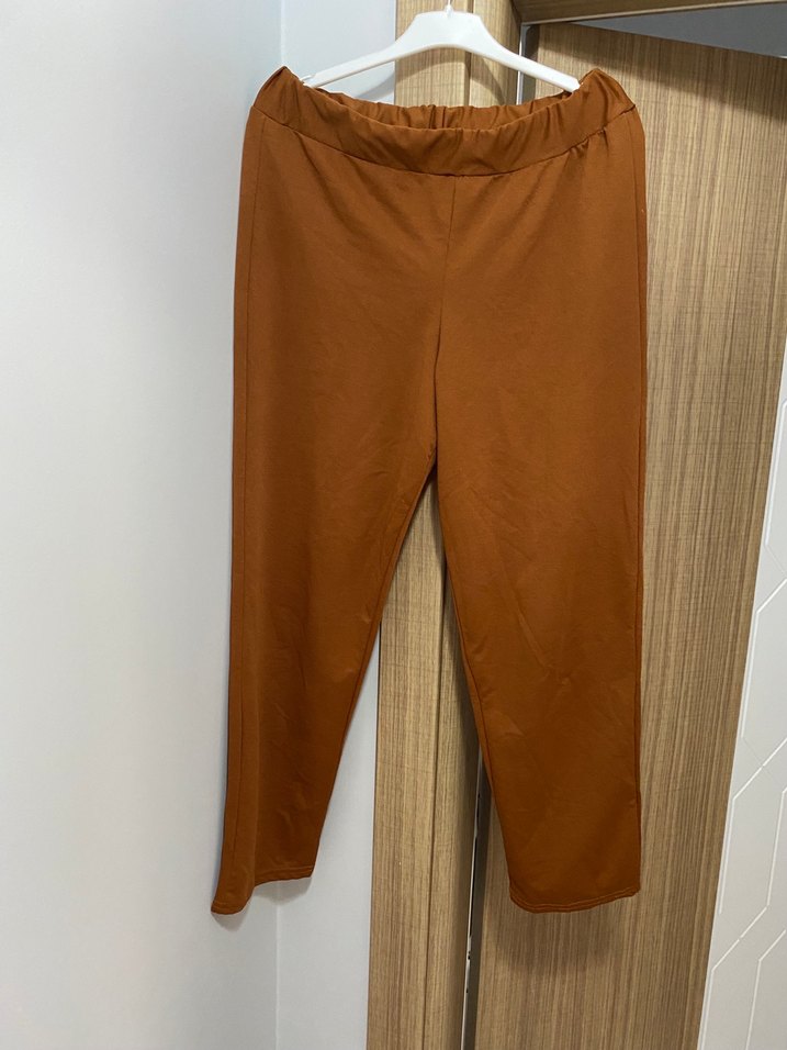 Çizgili Uzun Kollu Kadın Tunik ve Pantolon Takım - Görsel 5