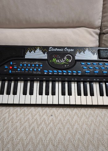 Renkli Tuşlu Siyah Elektronik Org - Görsel 3