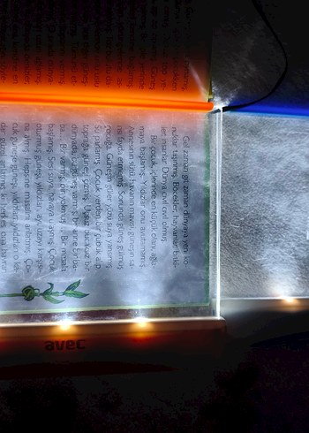 Mavi Avec Işıklı kitap okuma ışığı 2 adet - Görsel 5