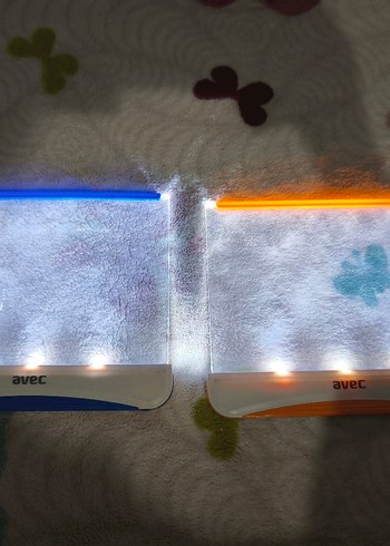 Mavi Avec Işıklı kitap okuma ışığı 2 adet - Görsel 2